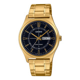 Casio Enticer Gold Tone Black Dial Men's Watch| MTP-V006G-1CUDF