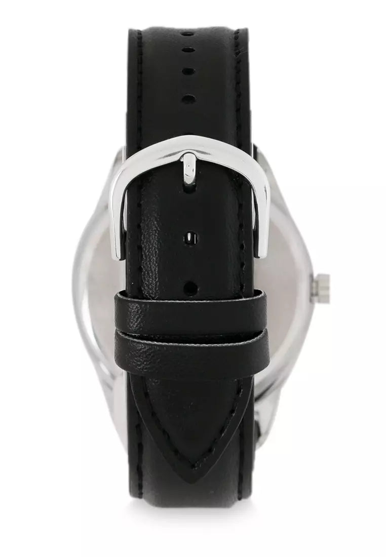 Casio Enticer Black Dial Leather Strap Mens Watch MTP-V006L-1B2UDF