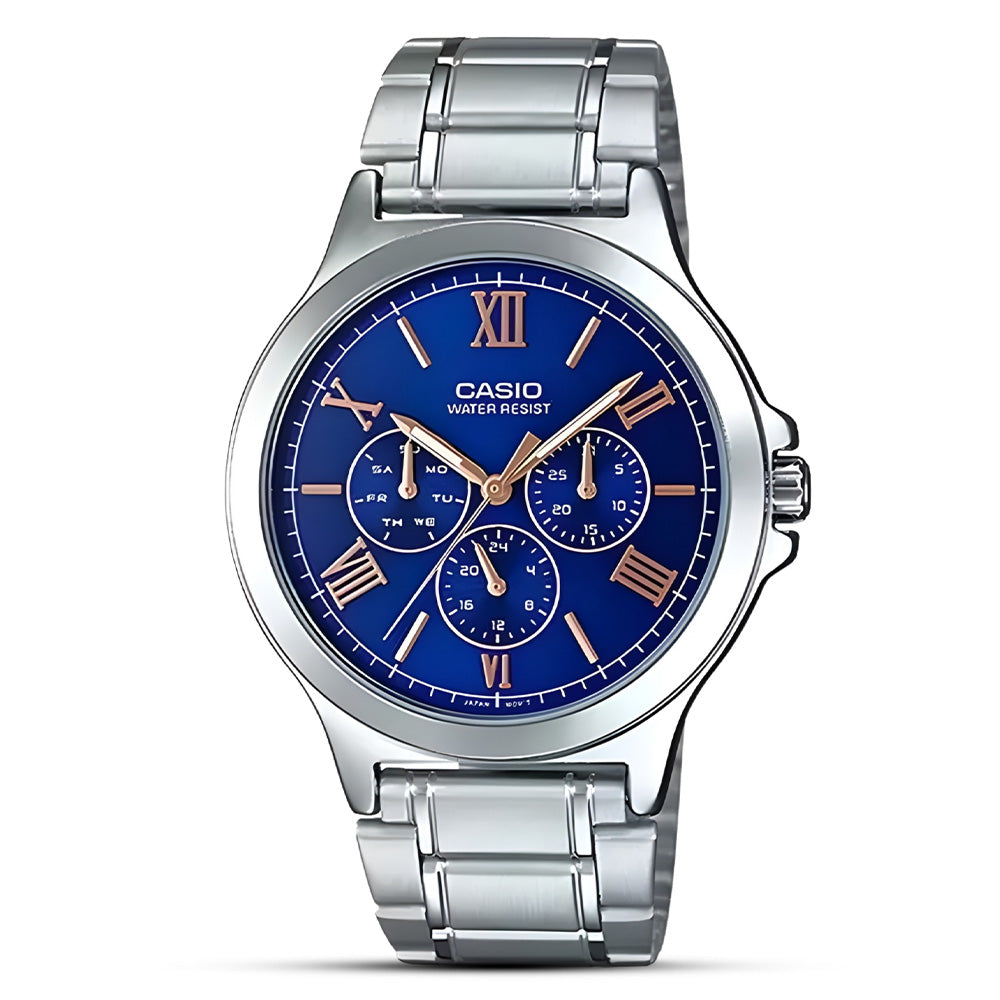 Casio Enticer Multifunction Blue Dial Men's Watch MTP-V300D-2AUDF