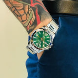 Casio Enticer Green Dial Men's Watch | MTP-VD01D-3BVUDF