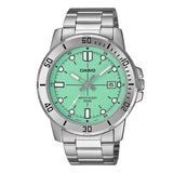 Casio Enticer Sea Green Dial Men's Watch | MTP-VD01D-3E1VUDF