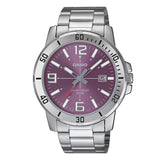 Casio Enticer Light Purple Dial Men's Watch | MTP-VD01D-6BVUDF