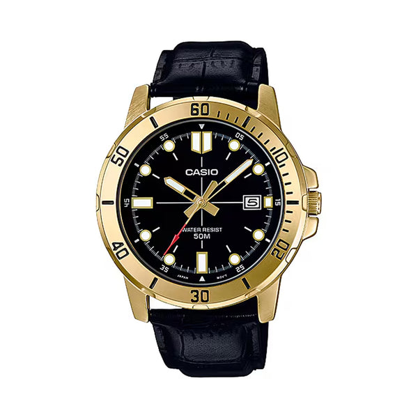 Casio Enticer Gold Tone Men's Watch| MTP-VD01GL-1EVUDF