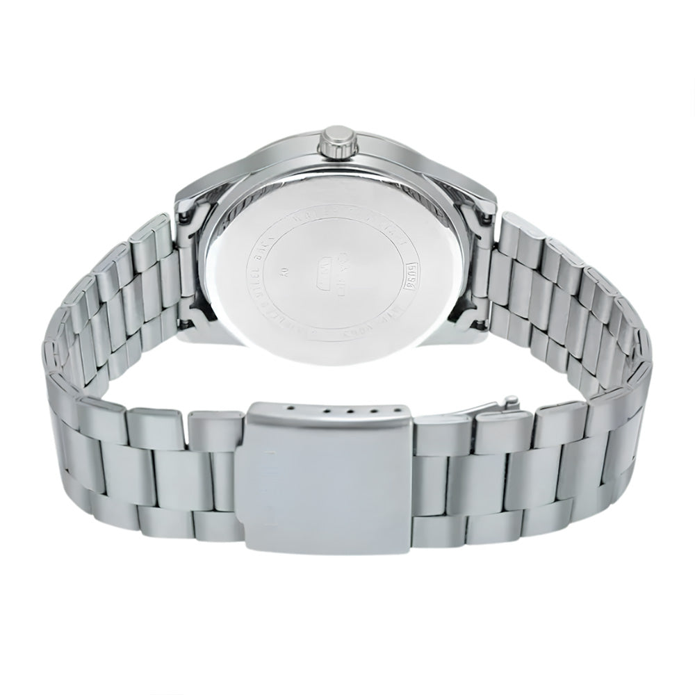 Casio Mens Analog Black Chess Dial Watch MTP-VD03D-1AUDF