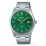 Casio Enticer Analog Green Chess Dial Men's Watch| MTP-VD03D-3A1UDF