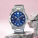 Casio Enticer Multifunction Blue Dial Watch MTP-VD300D-2EUDF