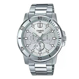 Casio Enticer Multifunction Silver Dial Men's Watch | MTP-VD300D-7EUDF