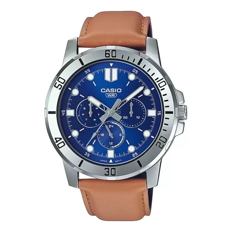 CASIO ANALOGUE BLUE DIAL MEN'S WATCH | MTP-VD300L-2EUDF