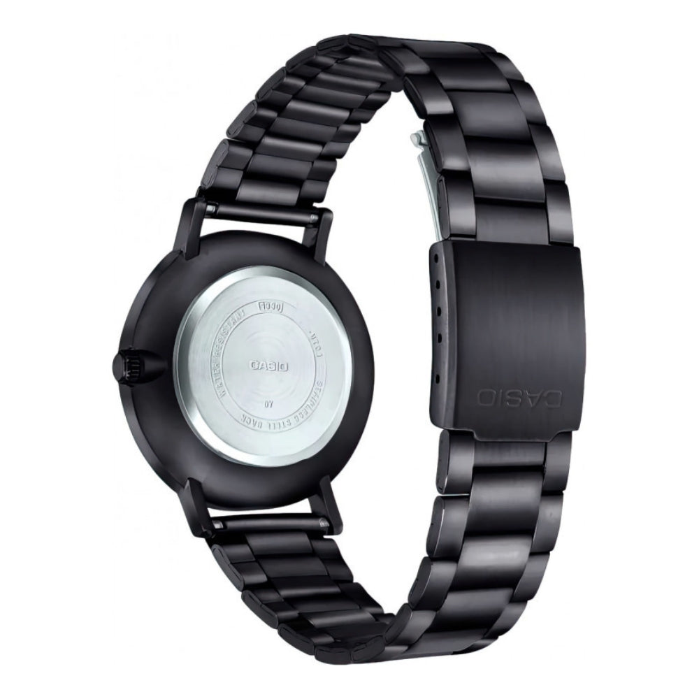 CASIO Quartz Black Dial Men's Watch | MTP-VT01B-1BUDF