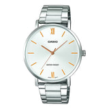 Casio Minimalistic White Dial Men's Watch | MTP-VT01D-7BUDF