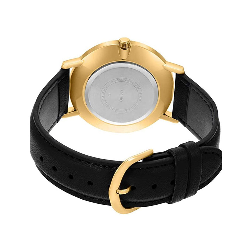 Casio "Minimalistic" Black Dial Mens Watch MTP-VT01GL-1B2UDF