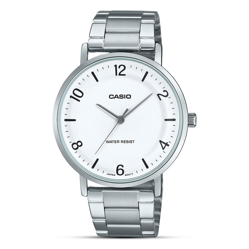 Casio Enticer White Dial Men's Watch | MTP-VT03D-7BDF