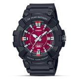 Casio Youth Sports Red Dial Resin Strap Men's Watch | MW-610H-4AVDF