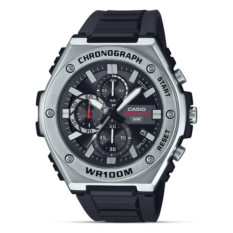 Casio Sporty Chronograph Black Dial Men's Watch | MWA-300H-1AVDF