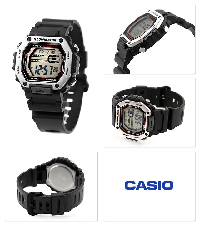 Casio Sports Dual Time Digital Unisex Watch | MWD-110H-1AVDF