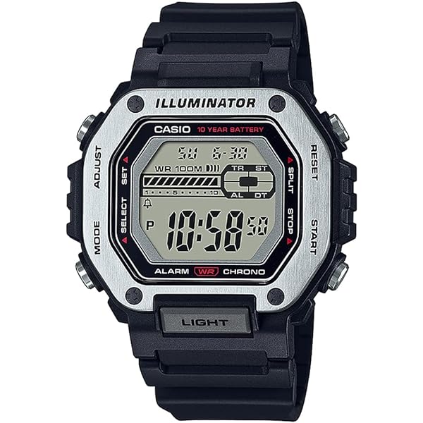 Casio Sports Dual Time Digital Unisex Watch | MWD-110H-1AVDF
