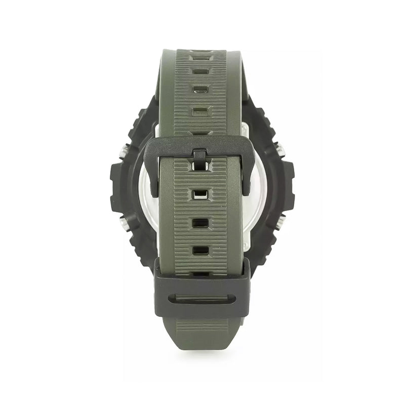 Casio Digital-Analog Green Dial Resin Band Men's Watch | MWQ-100-3AVDF