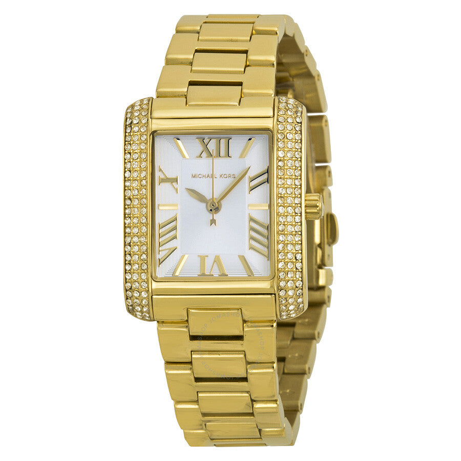 Michael Kors Emery Champagne Dial Gold-tone Ladies Watch| MK3324