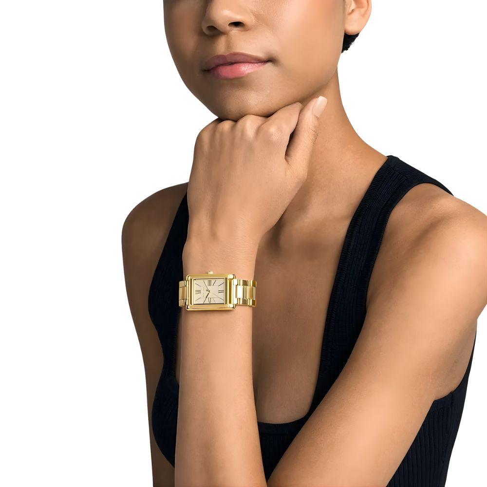  Michael Kors Essex Gold Tone Dial Ladies Watch MK4904 