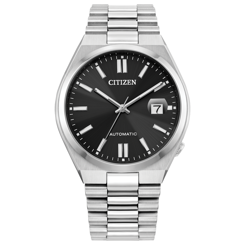 CITIZEN Tsuyosa Series Black Automatic Men's Watch| NJ0150-56E