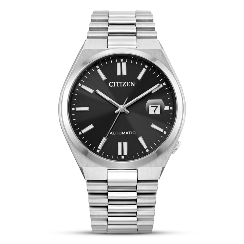 CITIZEN Tsuyosa Series Black Automatic Men's Watch| NJ0150-56E