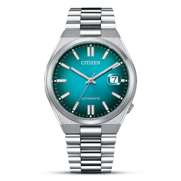 Citizen "Tsuyosa" Automatic Sun-ray Teal Dial Men's Watch| NJ0151-88X