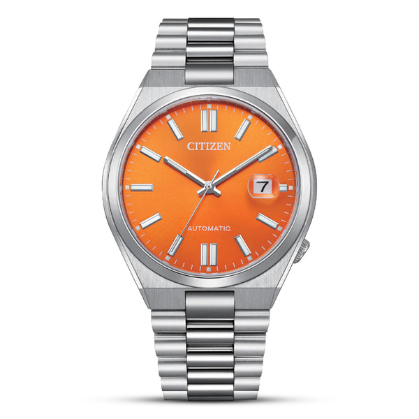 Citizen "Tsuyosa" Automatic Orange Dial Men's Watch | NJ0151-88Z