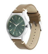 Fastrack Tripster Analog Green Dial Men's Watch NP3237SL01