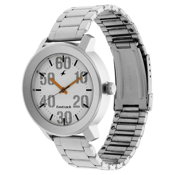 Fastrack Casual Analog White Dial Men's Watch NR3121SM01