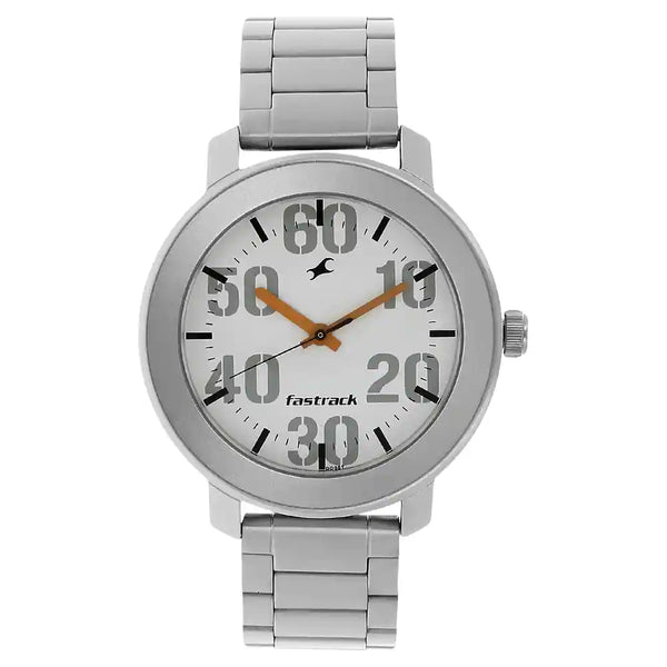 Fastrack Casual Analog White Dial Men's Watch NR3121SM01
