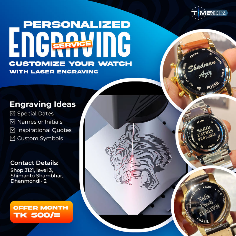 Personalized Engraving Service| Watch Engraving Time Access Store