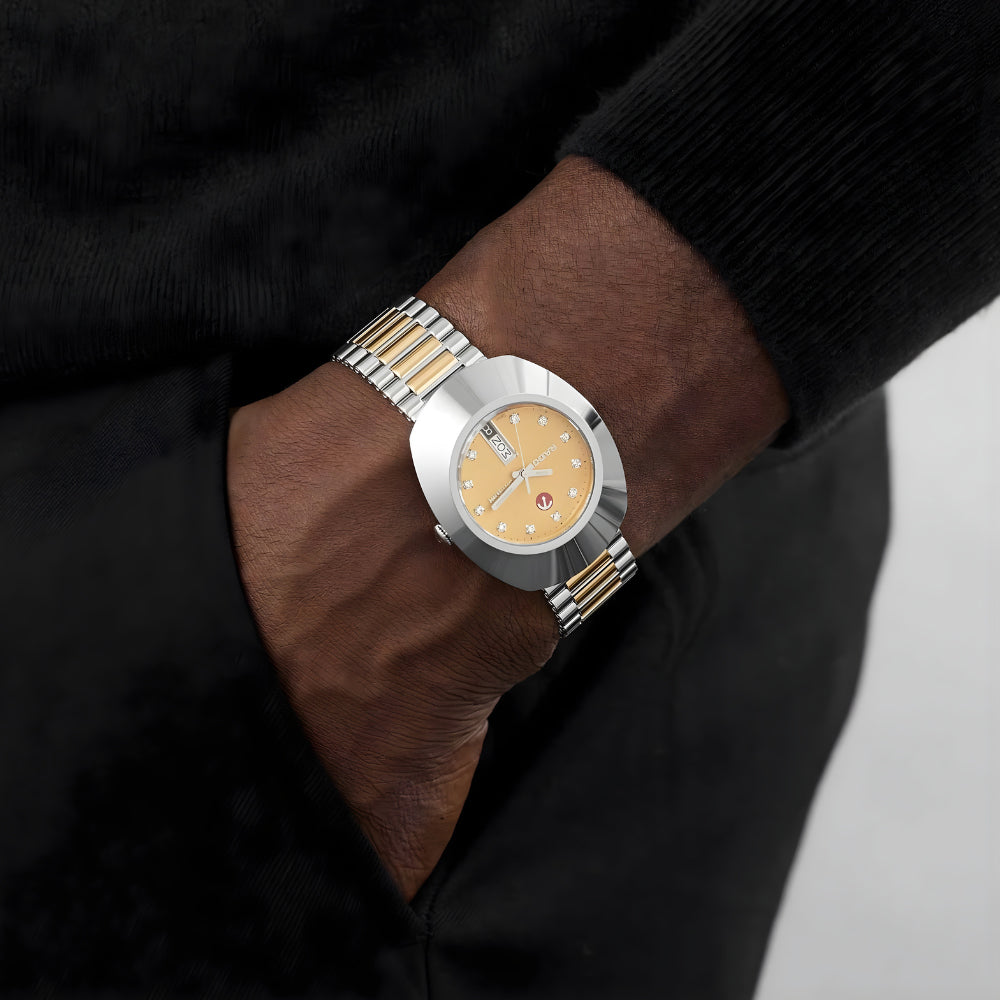 Rado The Original Automatic Gold Dial Men's Watch | R12408633