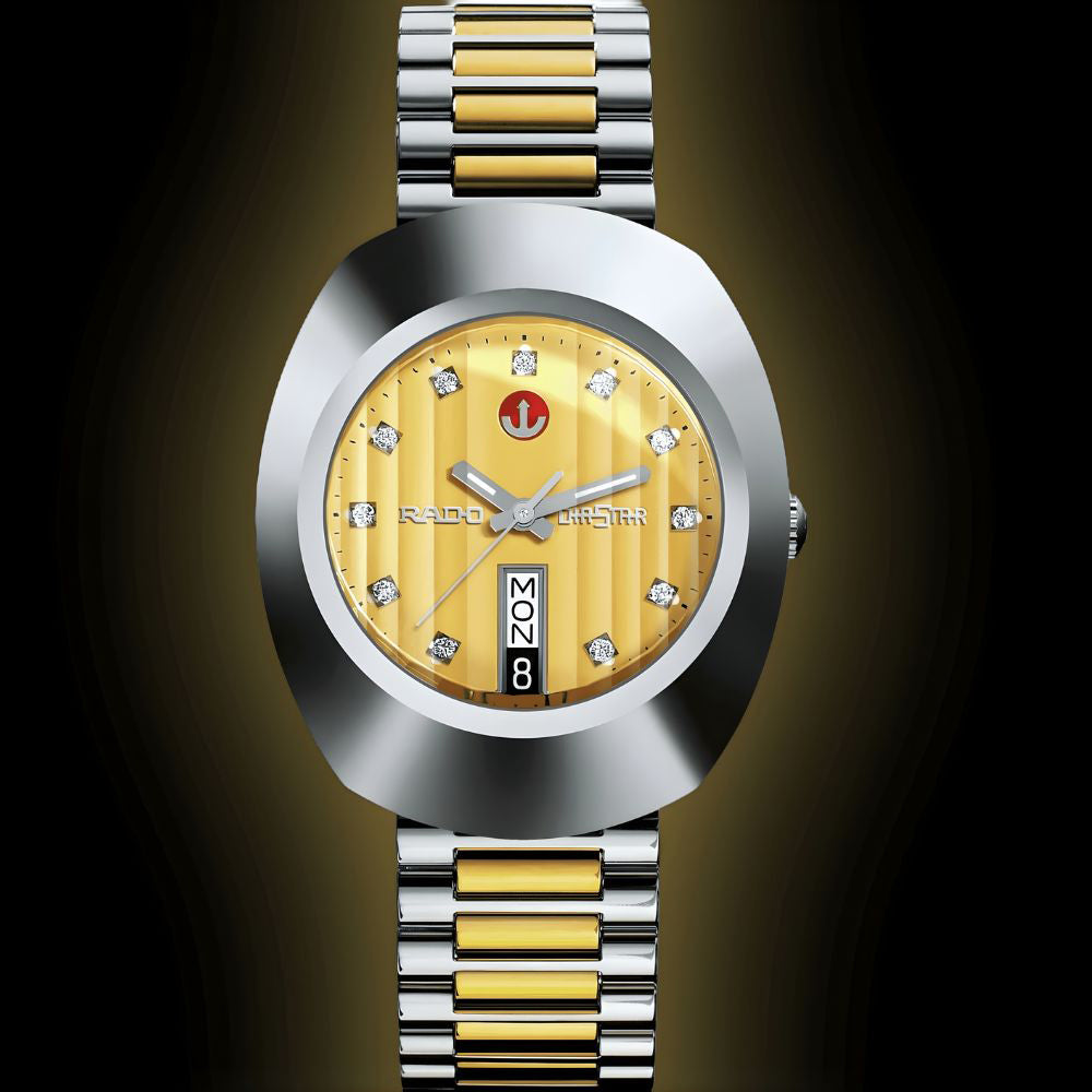 Rado DiaStar The Original Automatic Gold Dial Men's Watch | R12408633