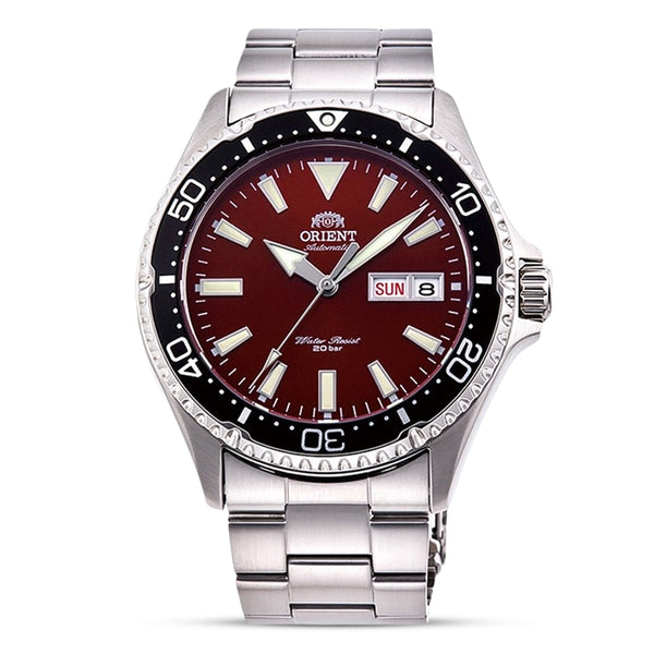 Orient Kamasu 'MAKO III' Red Dial Automatic Diver Watch| RA-AA0003R19B