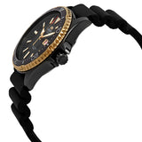 Orient Kamasu 'MAKO III' Automatic Black Dial Silicon Strap Watch| RA-AA0005B19B