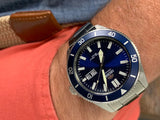 Orient Kanno Automatic Blue Dial Diver Men's Watch| RA-AA0009L19A