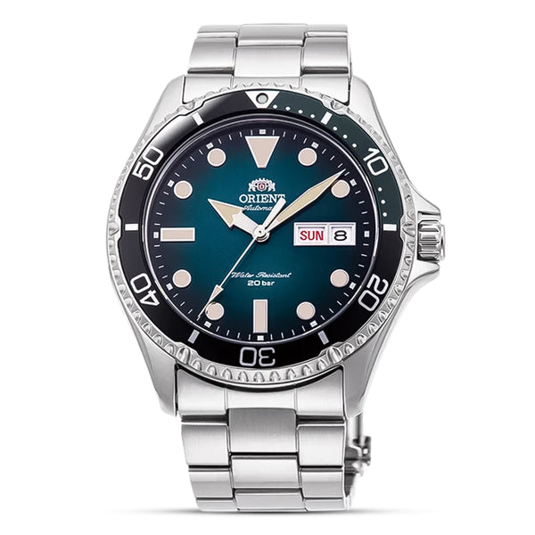 Orient Kamasu 'MAKO III' Blue Dial Mechanical 200m Diver Watch| RA-AA0811E