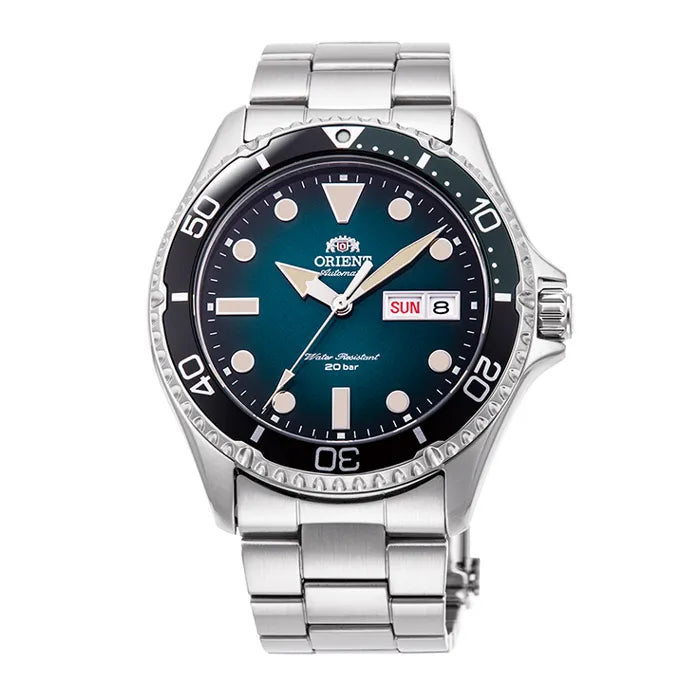 Orient Kamasu 'MAKO III' Blue Dial Mechanical 200m Diver Watch| RA-AA0811E