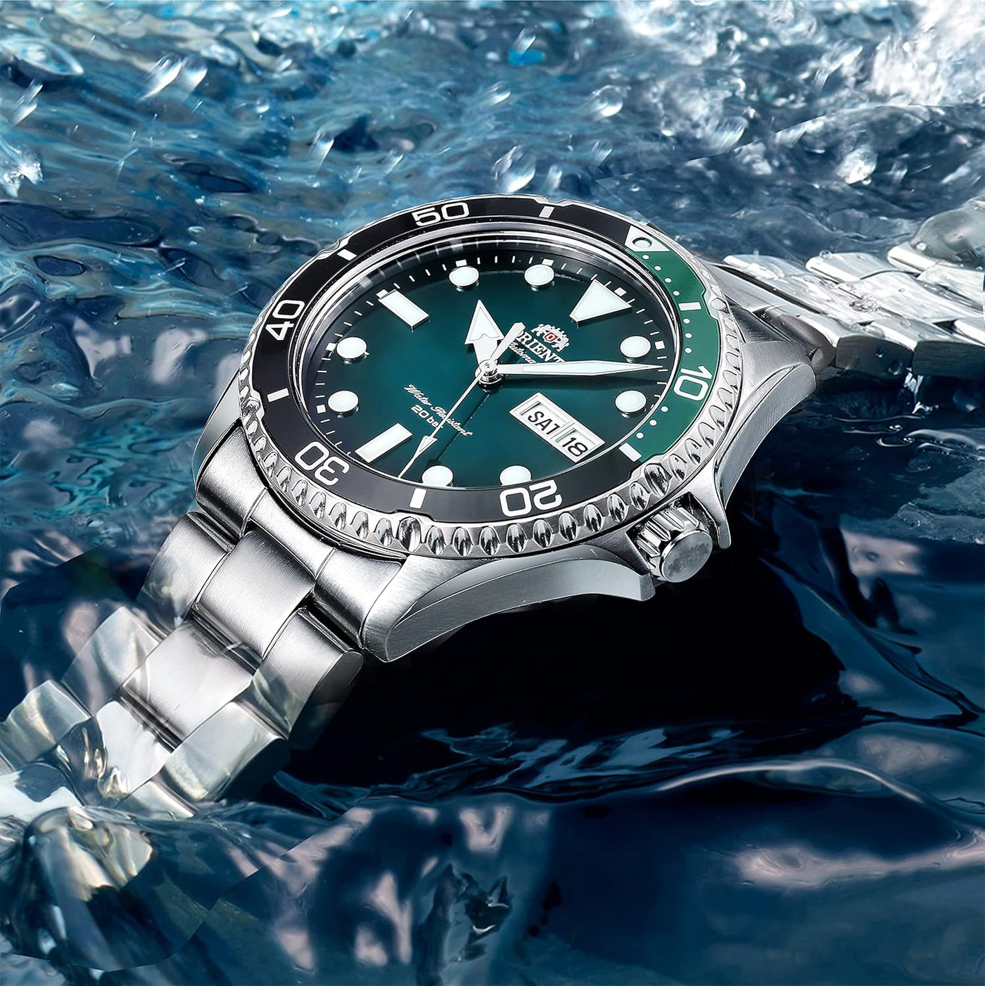 Orient mako neverending iii green
