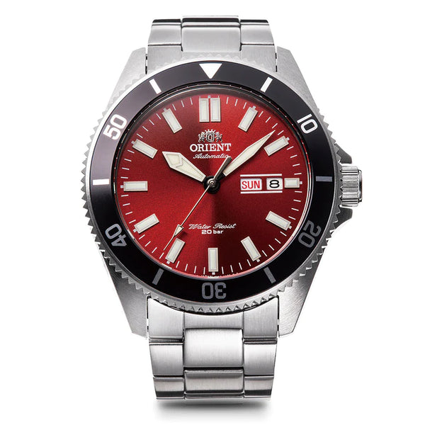 Orient Kanno Automatic Red Dial Diver Men's Watch| RA-AA0915R19B