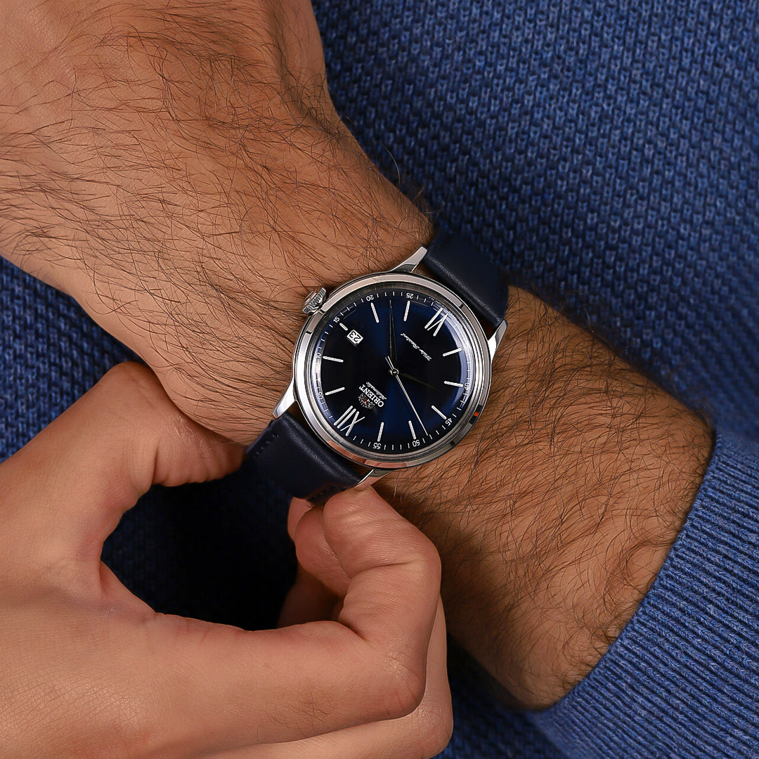 Orient Contemporary Automatic Blue Dial Men's Watch | RA-AC0021L30B