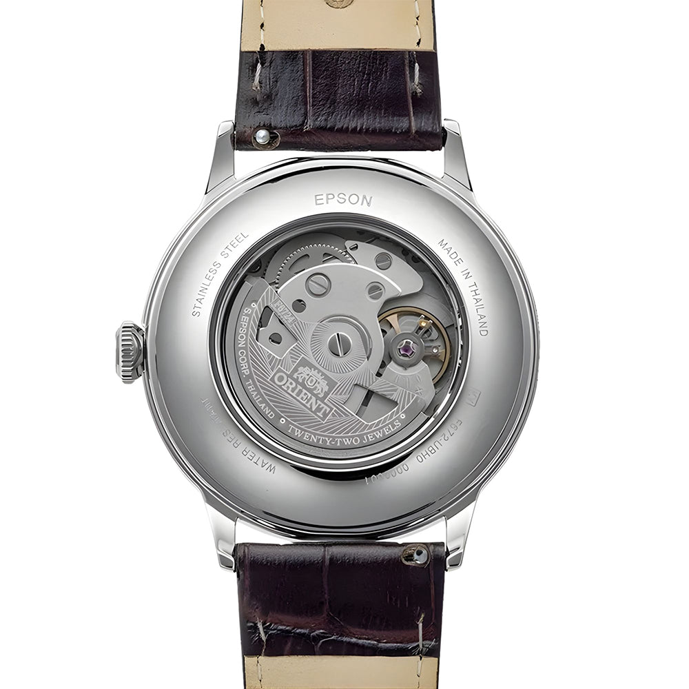 Orient "Bambino Version 2" Arabic Green Dial Automatic Watch | RA-AC0035E