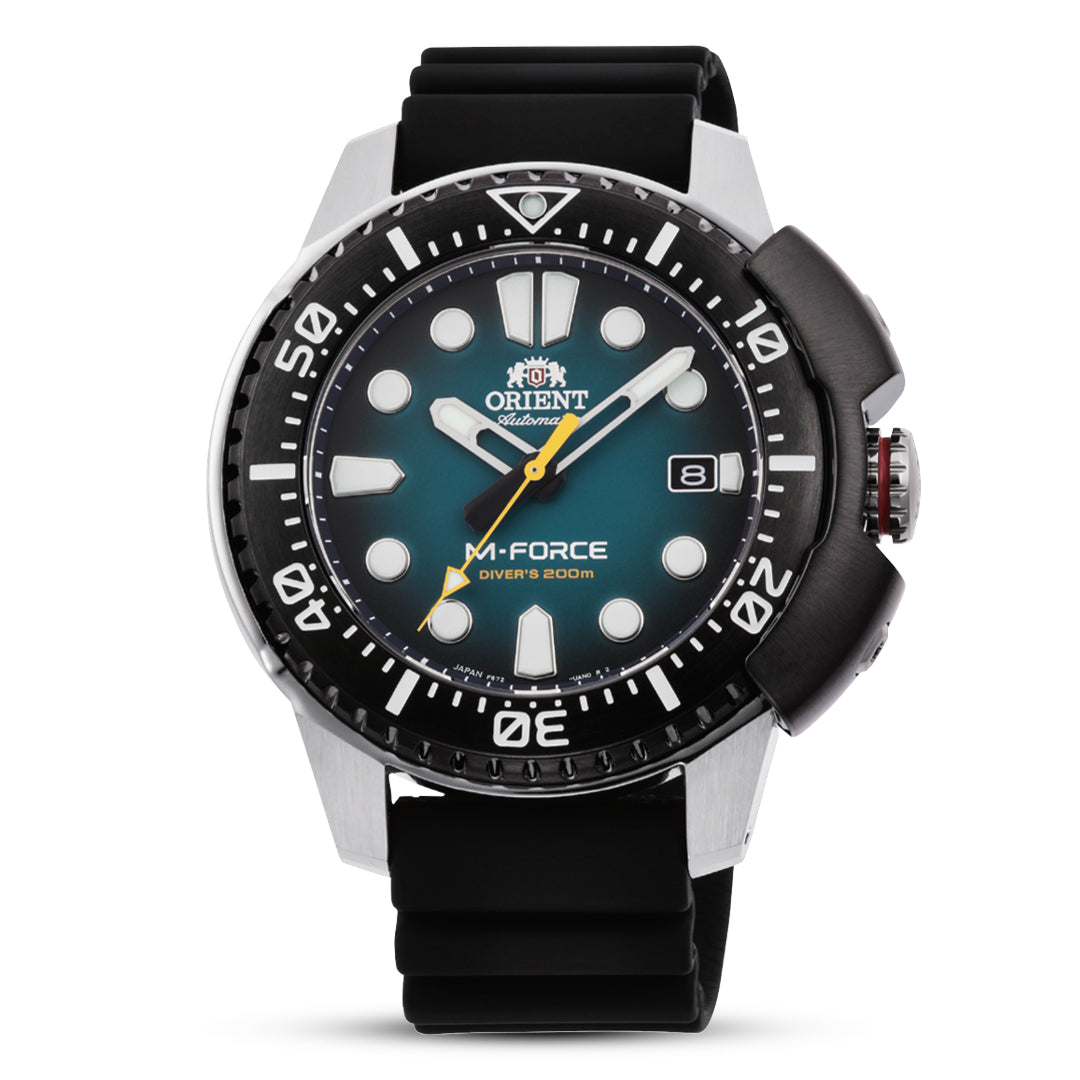 Orient M-Force Diver Automatic Blue Dial Men's Watch RA-AC0L04L00B