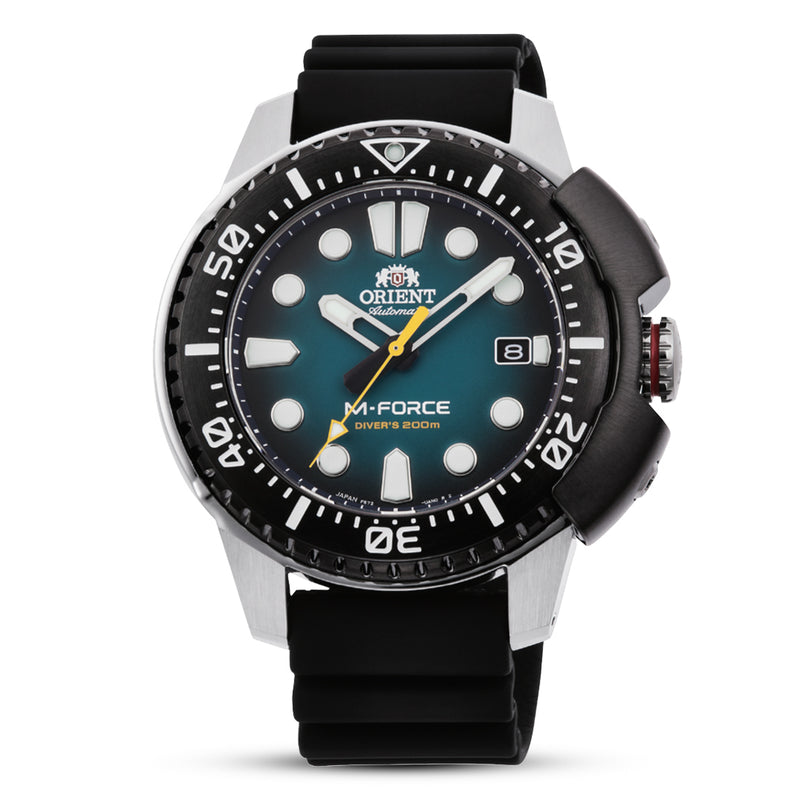 Orient M-Force Diver Automatic Blue Dial Men's Watch | RA-AC0L04L00B