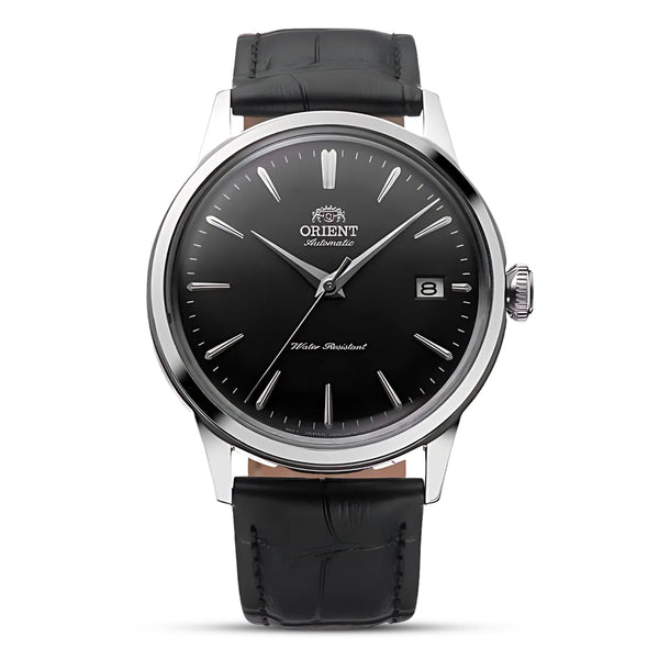 Orient "Bambino Version 7" 38mm Black Automatic Watch | RA-AC0M02B10B