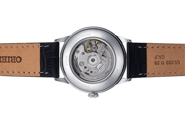 Orient "Bambino Version 7" 38mm White Automatic Watch | RA-AC0M03S10B