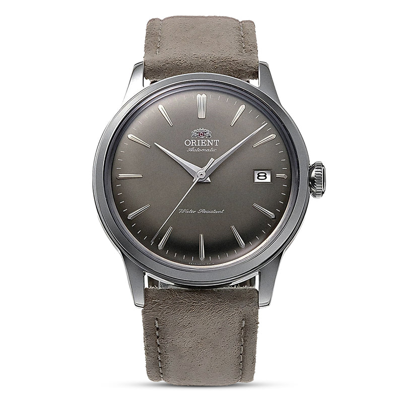 Orient Bambino V7 Classic Grey Sunray Dial Men's Watch | RA-AC0M13N30B