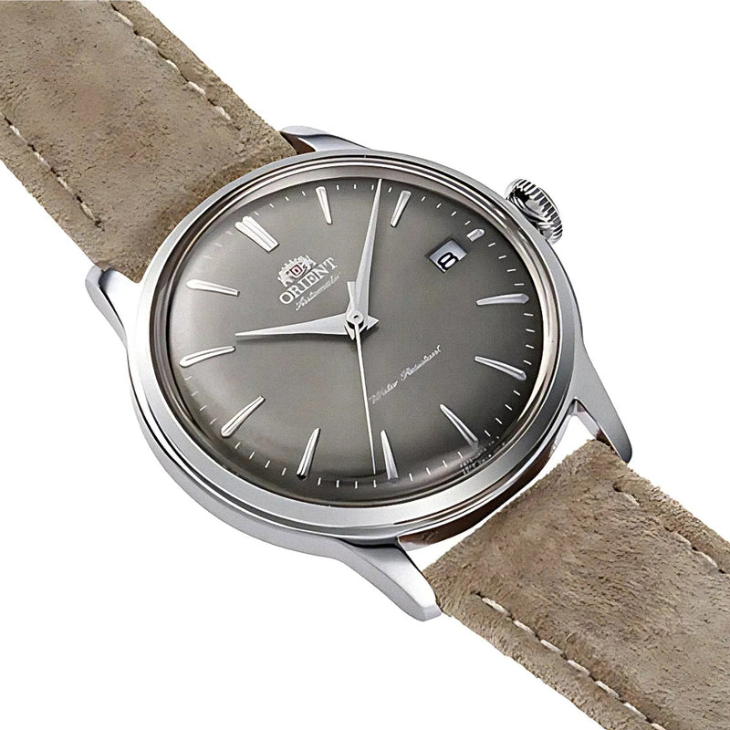 Orient Bambino V7 Classic Grey Sunray Dial Men's Watch | RA-AC0M13N30B