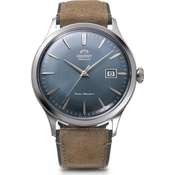 Orient Bambino Blue Dial Mechanical Leather Strap Watch| RA-AC0P03L