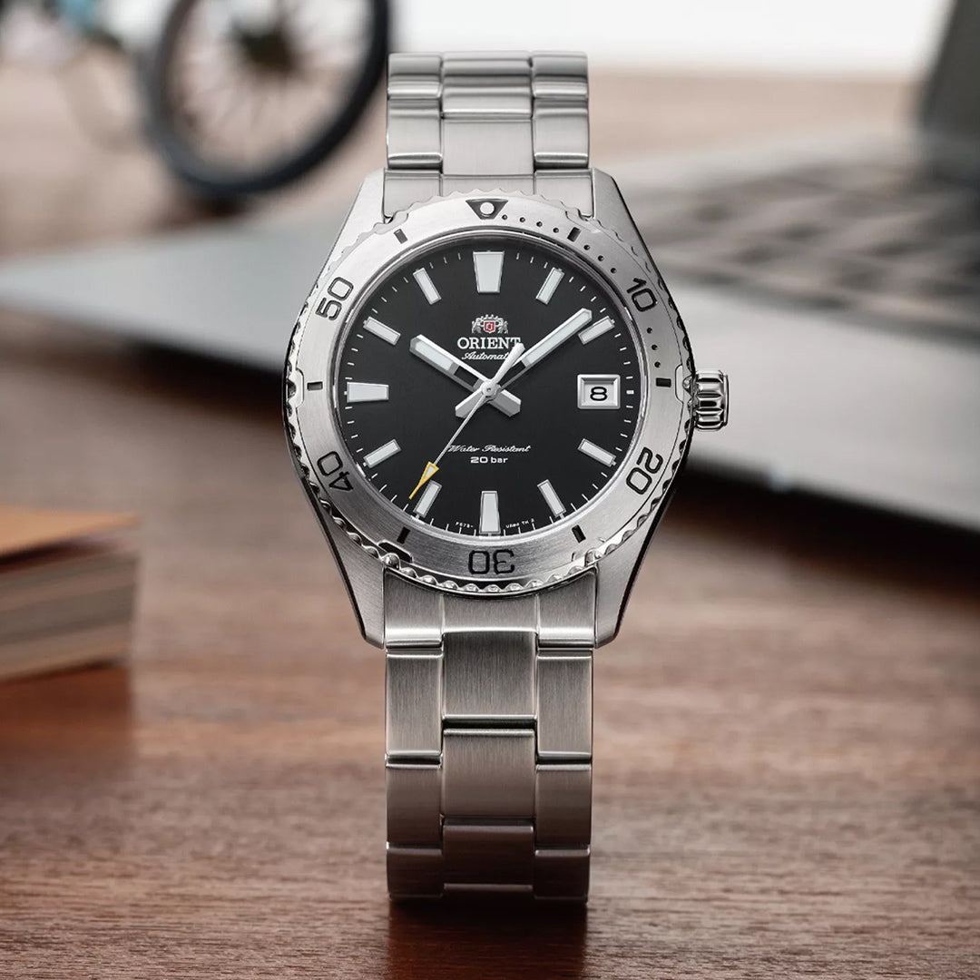 Orient Mako 40 Automatic Black Graphite Dial Men's Watch | RA-AC0Q01B30B